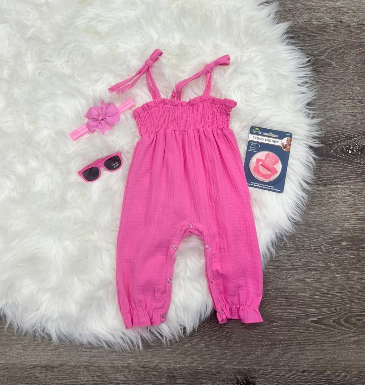 Colored Muslin Romper