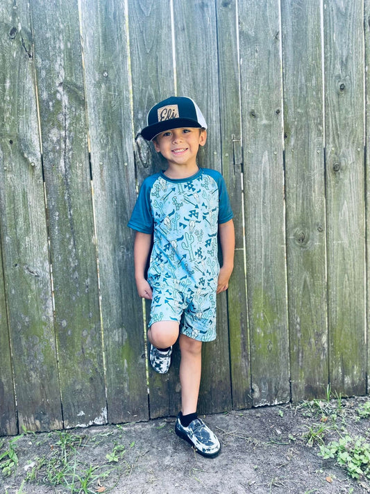 Boys Blue Western set