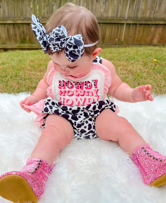 Howdy Ruffle Romper