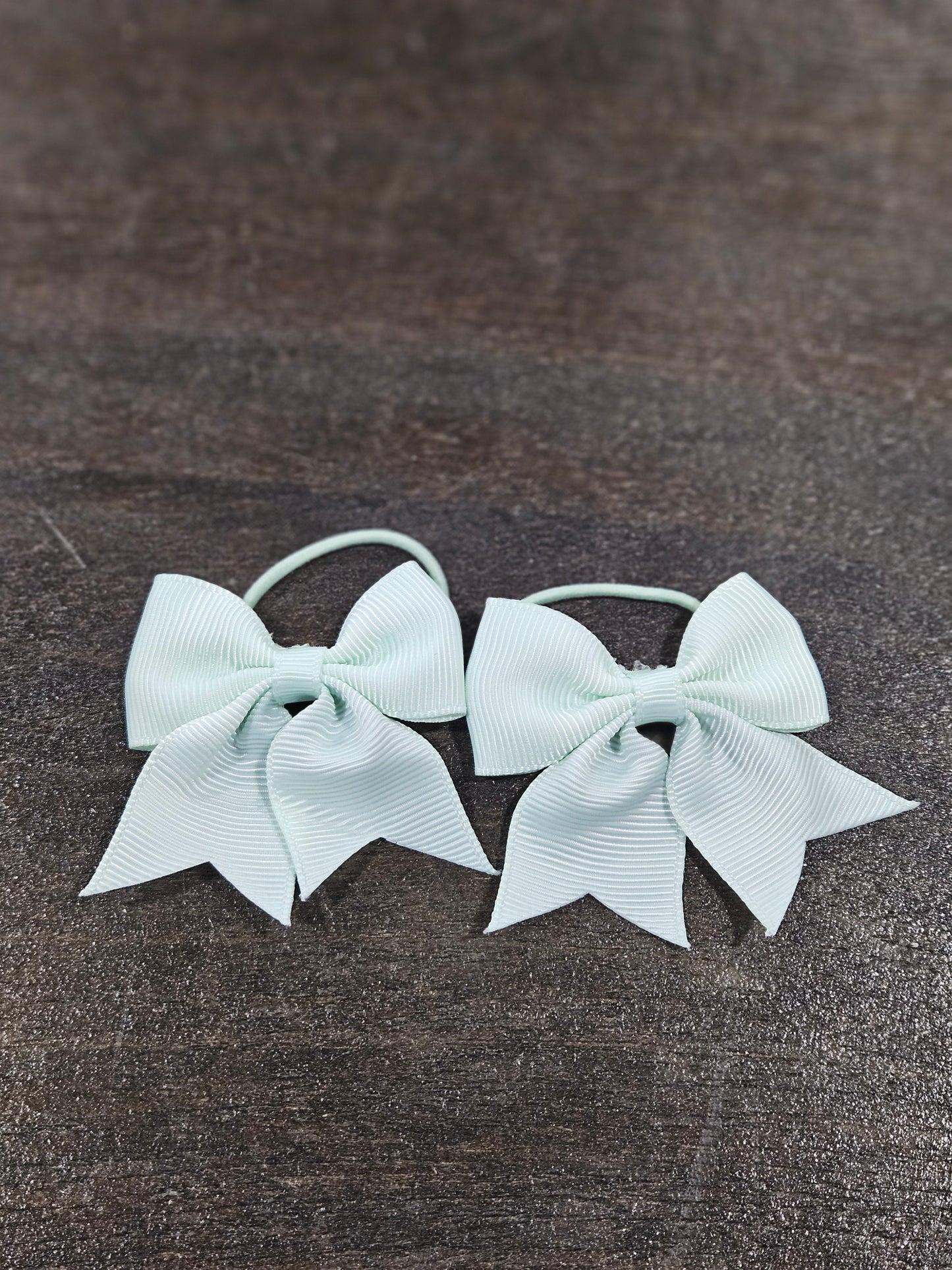 Mini Elastic Hair Bows