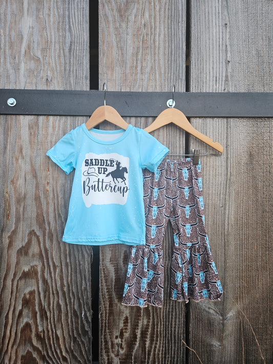 Saddle Up Buttercup Bell Bottom Set