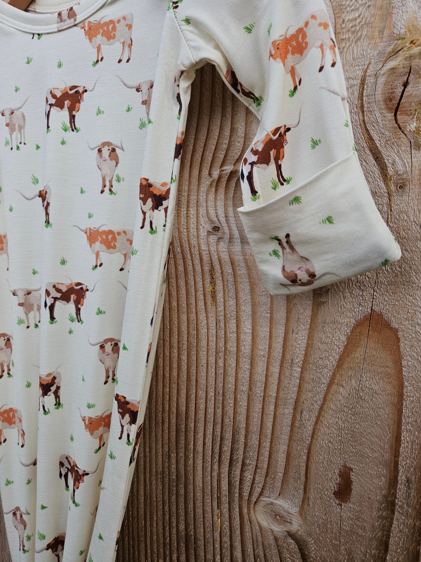 Longhorn Knotted Gown