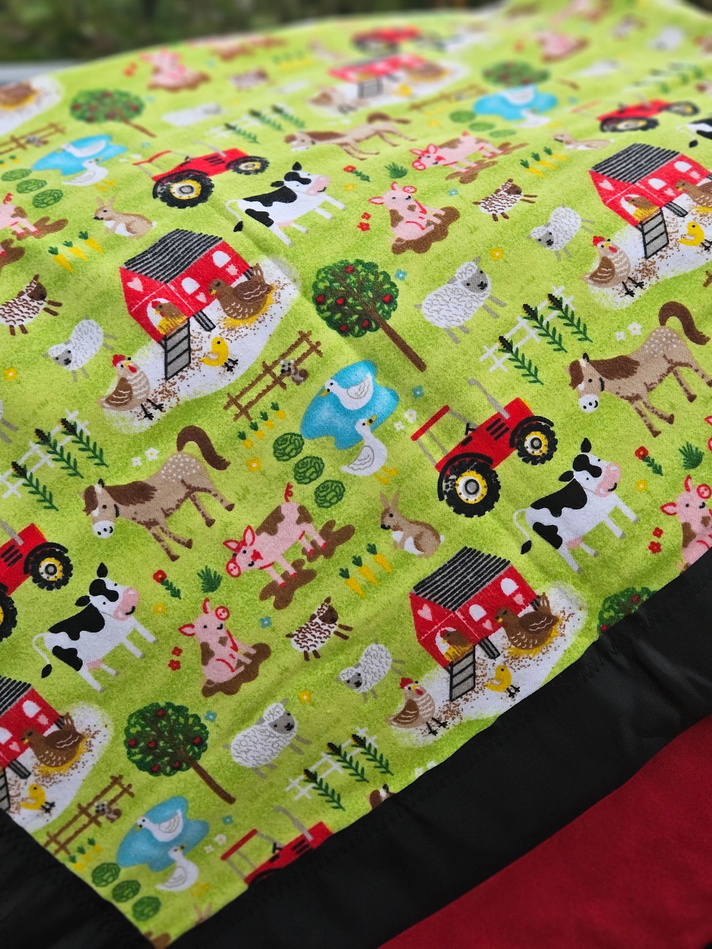 Farmland Fleece Baby Blanket