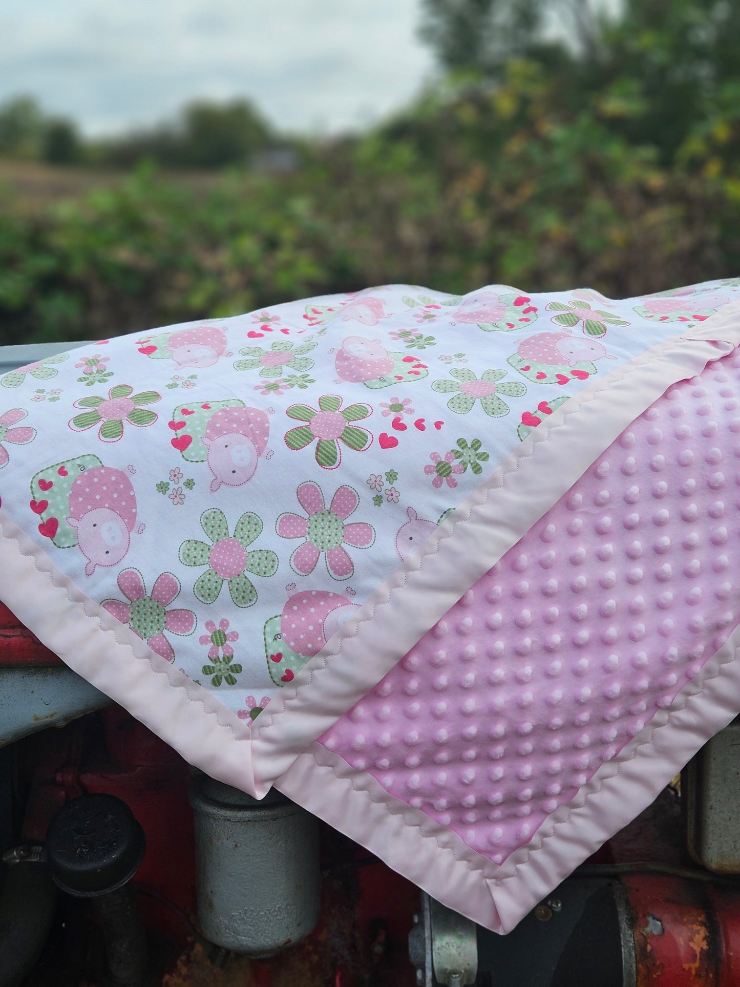 Piggy Fleece Baby Blanket