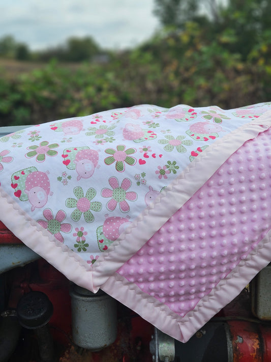 Piggy Fleece Baby Blanket