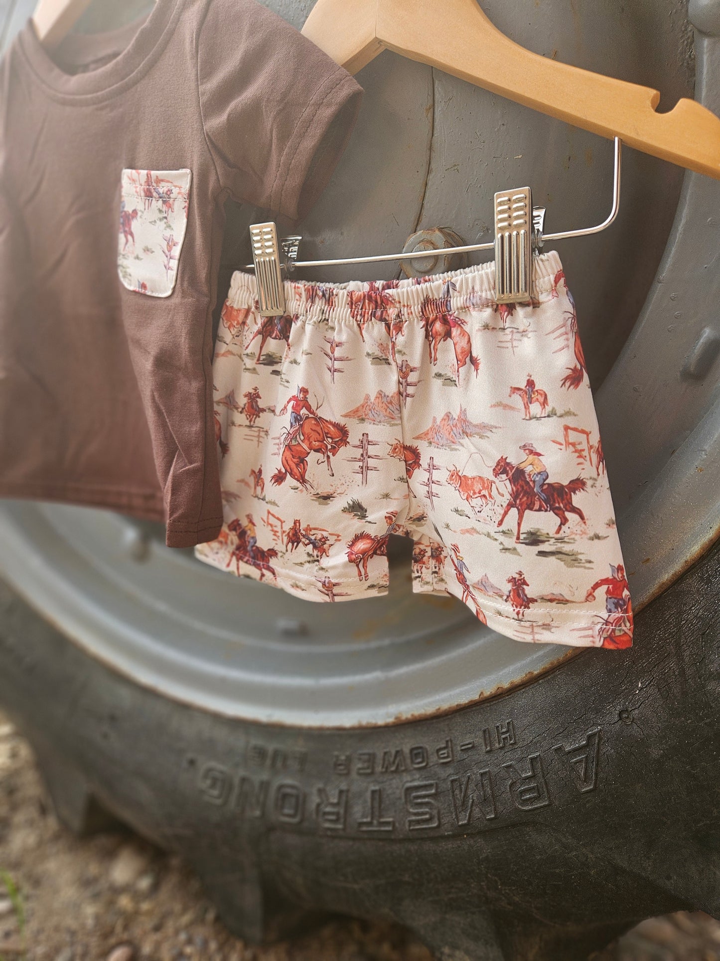 Vintage Western Short Set