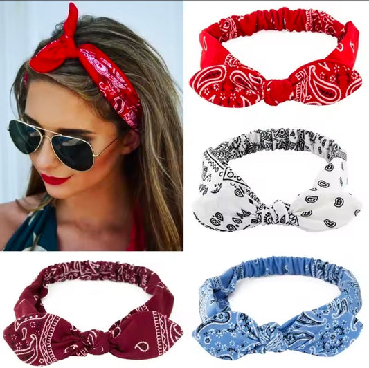 Bandana Bow Headband
