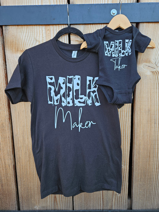 Milk Maker Adult Shirt (Black)