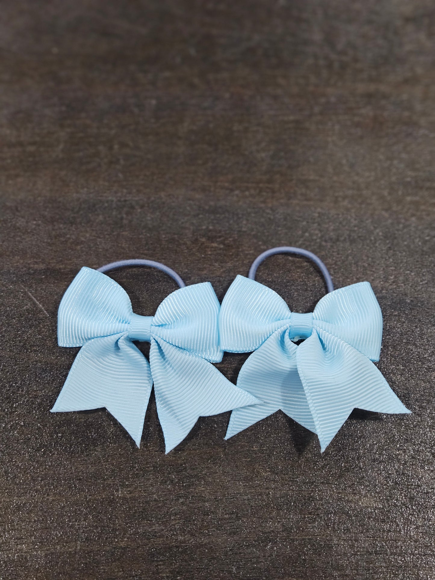 Mini Elastic Hair Bows