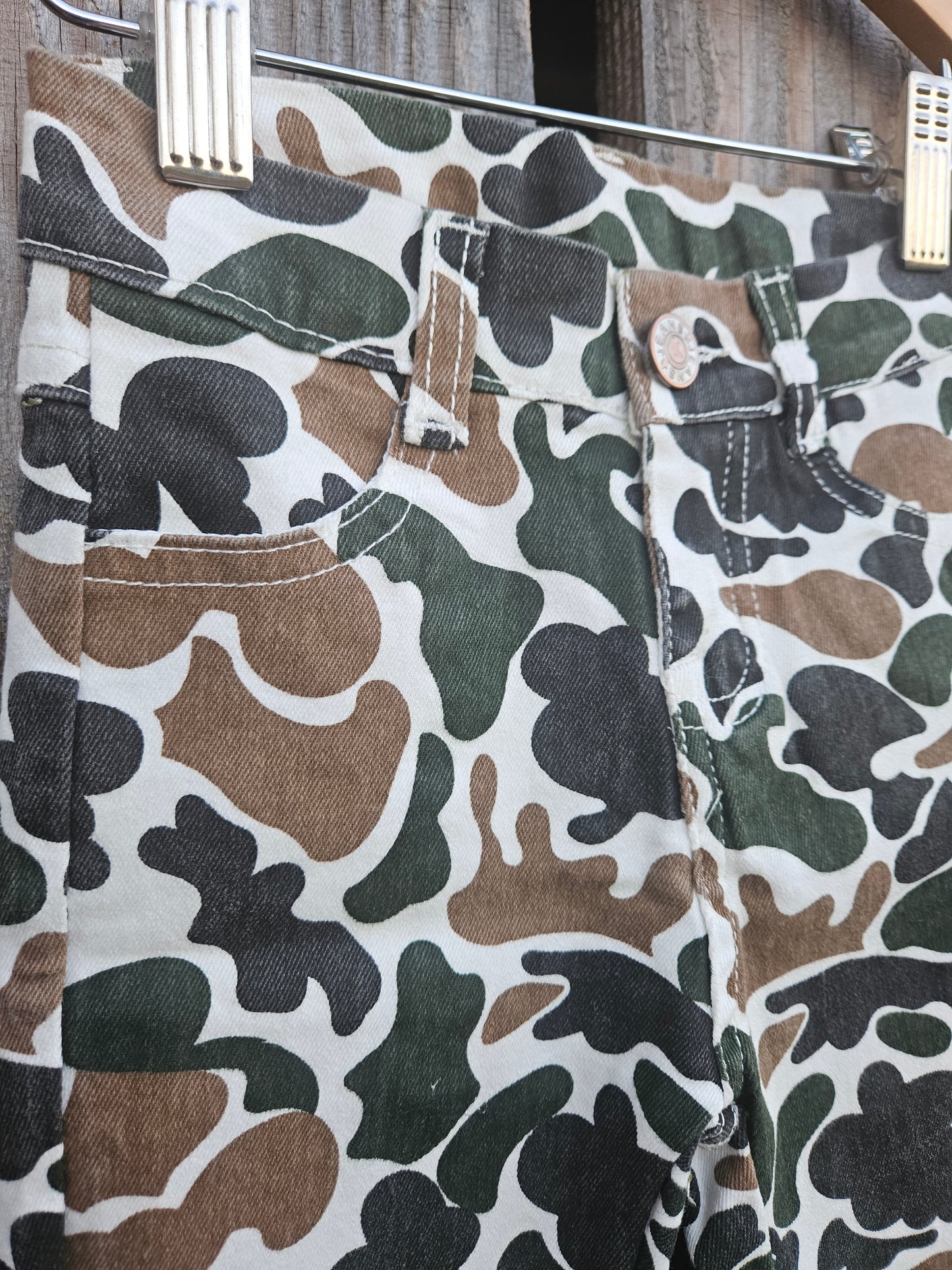 Boys Camo Denim Pant