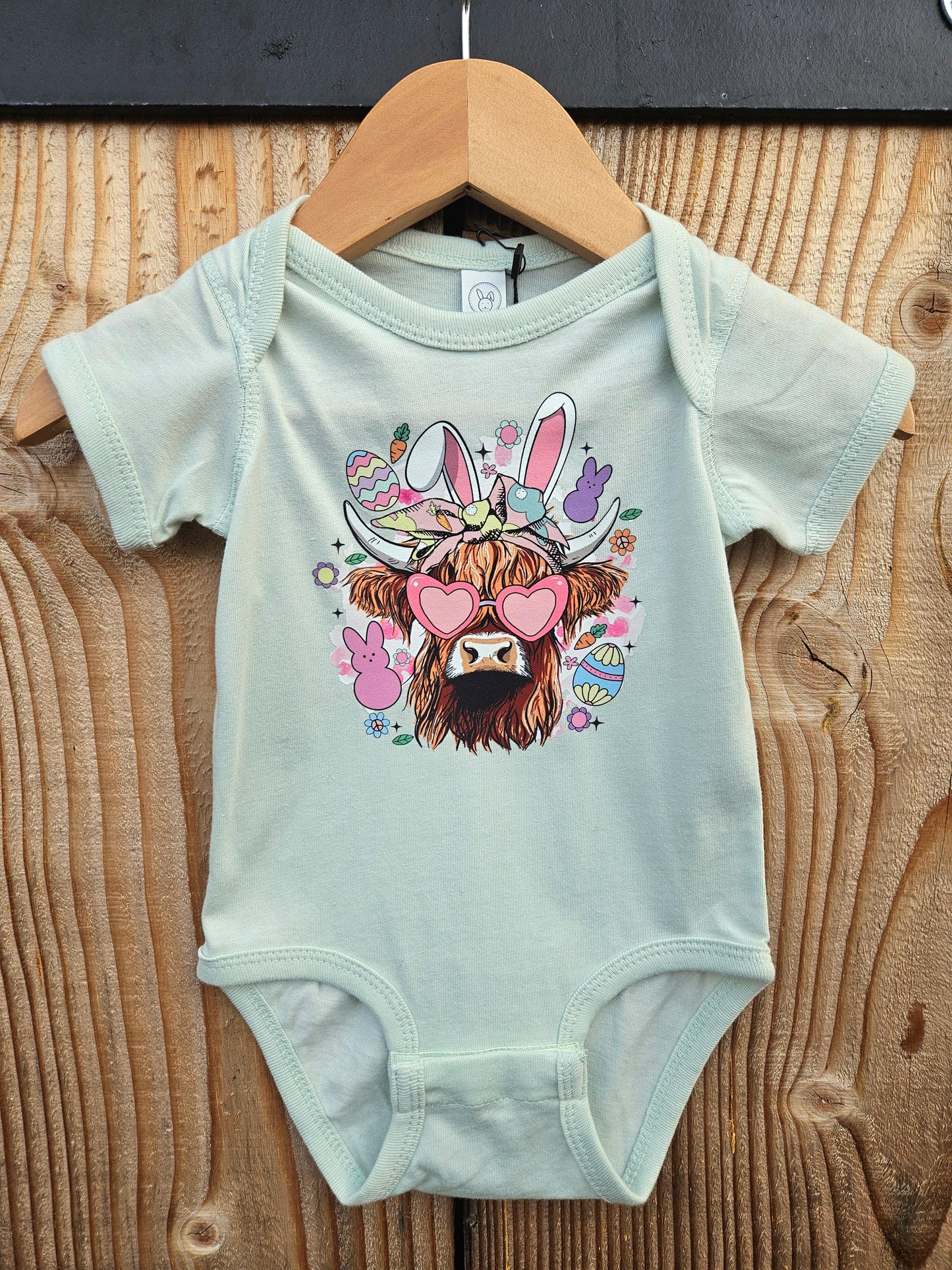 Highland Easter Cow Onesie