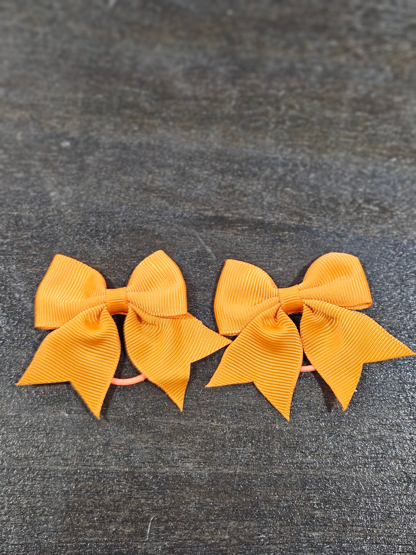 Mini Elastic Hair Bows