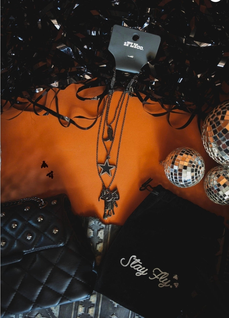 Blazin' Saddle Necklace