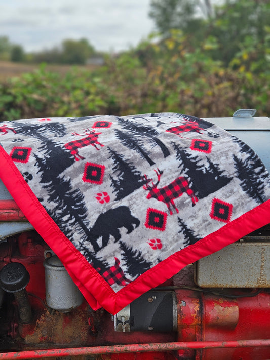 Buffalo Fleece Baby Blanket
