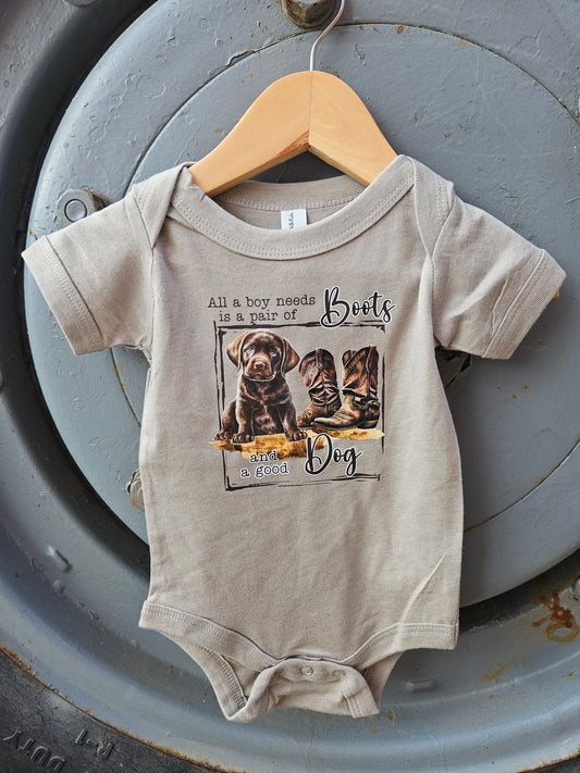 All a Boy Needs Onesie