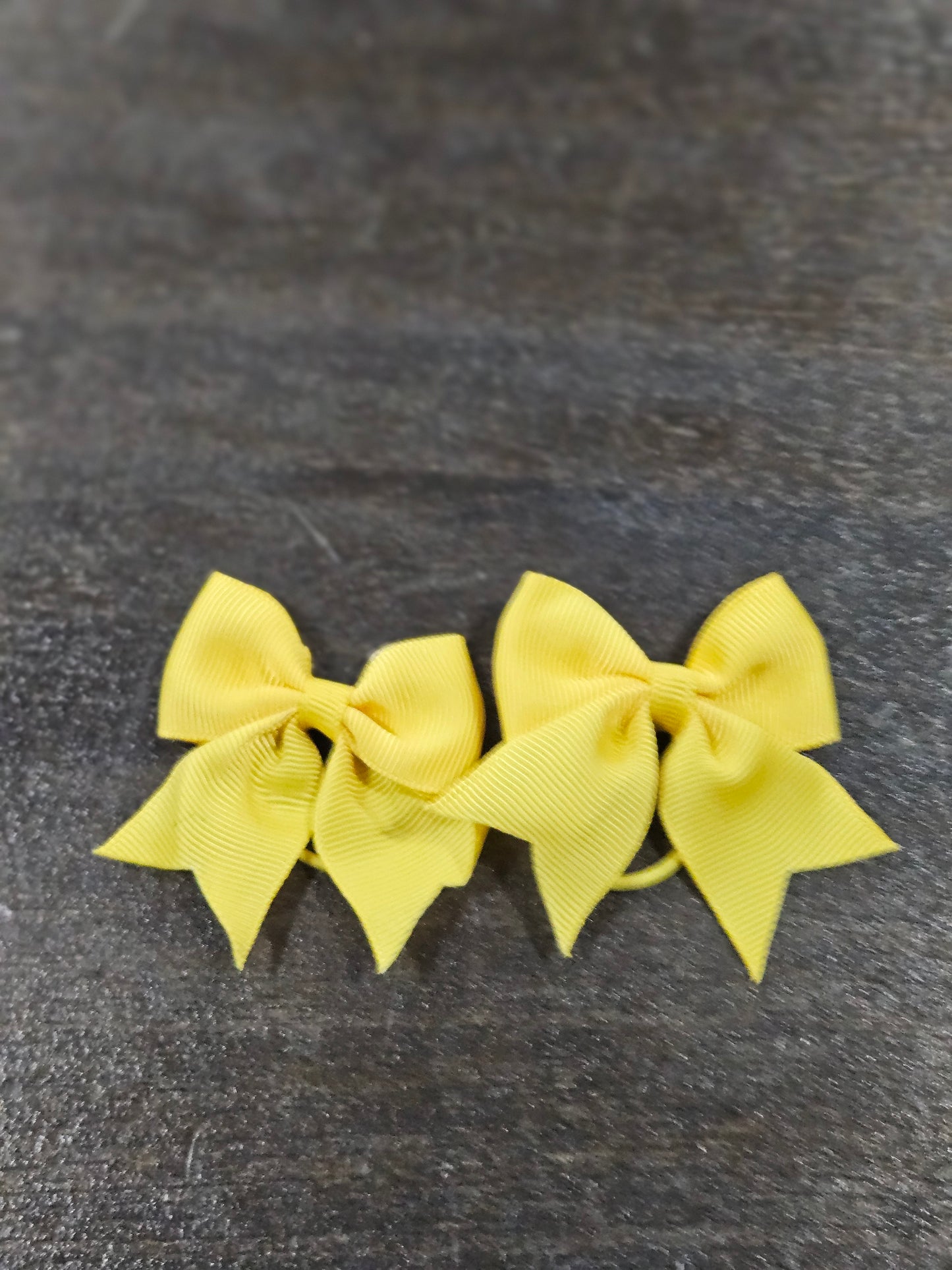 Mini Elastic Hair Bows