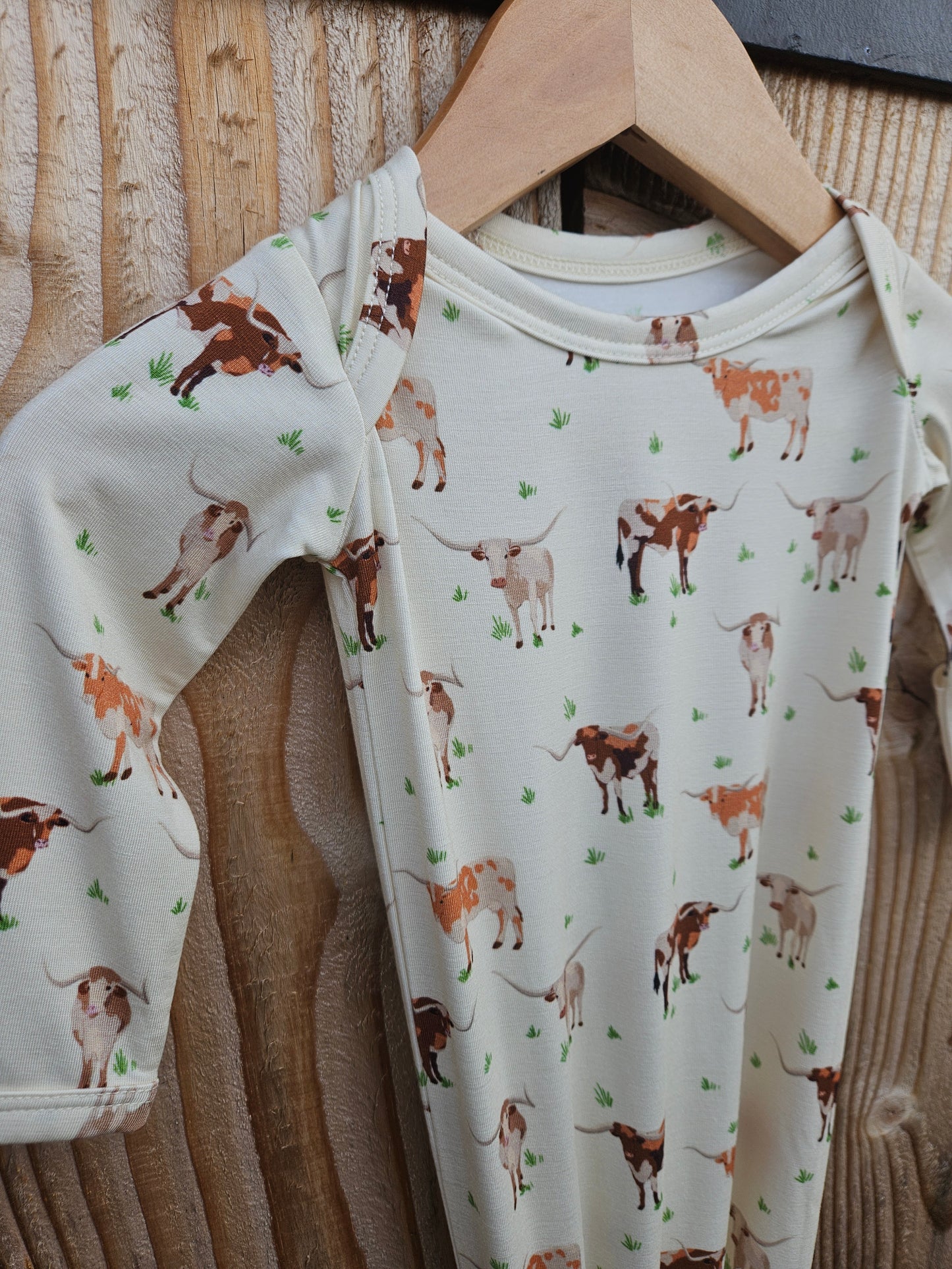 Longhorn Knotted Gown