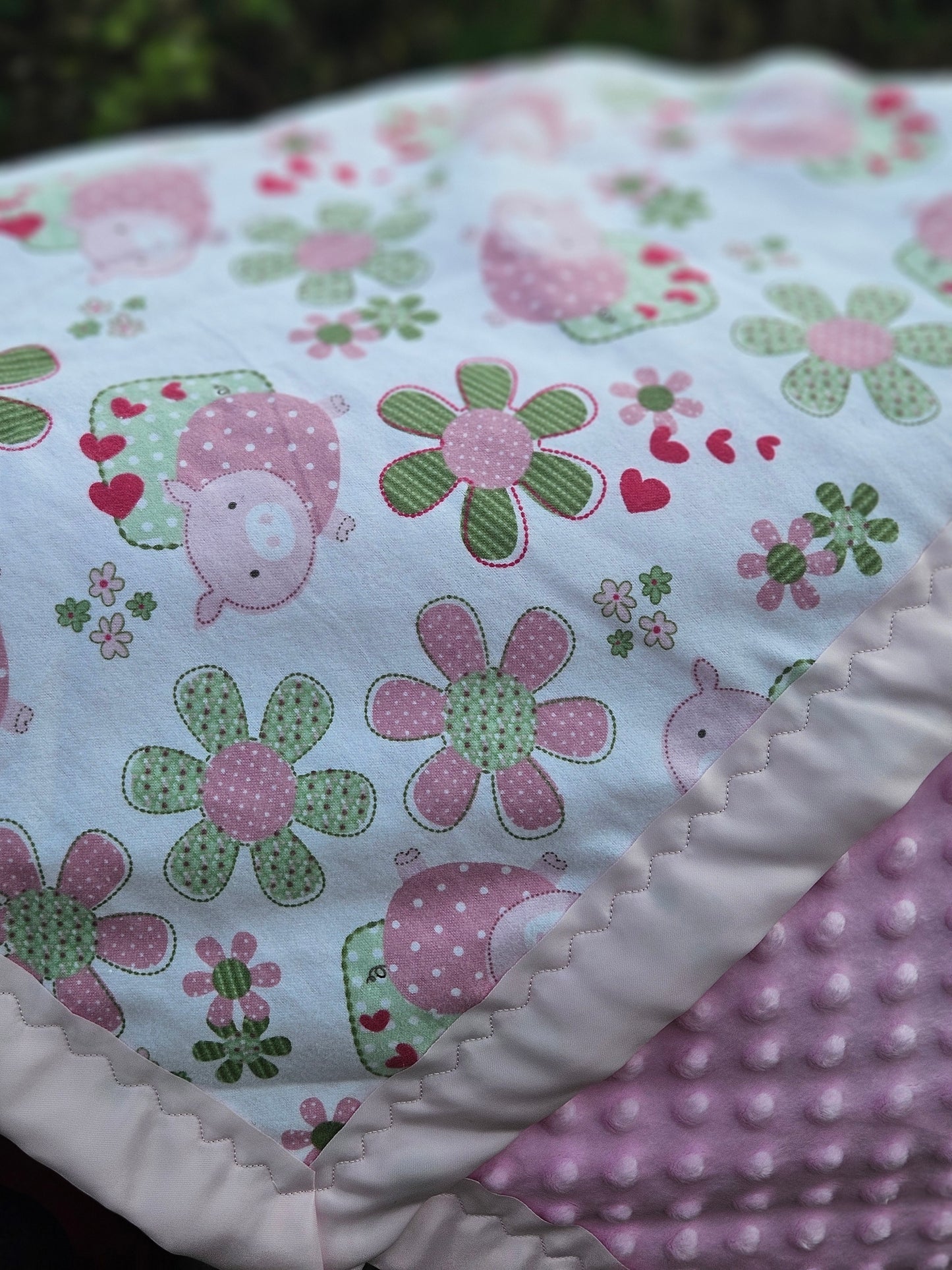 Piggy Fleece Baby Blanket