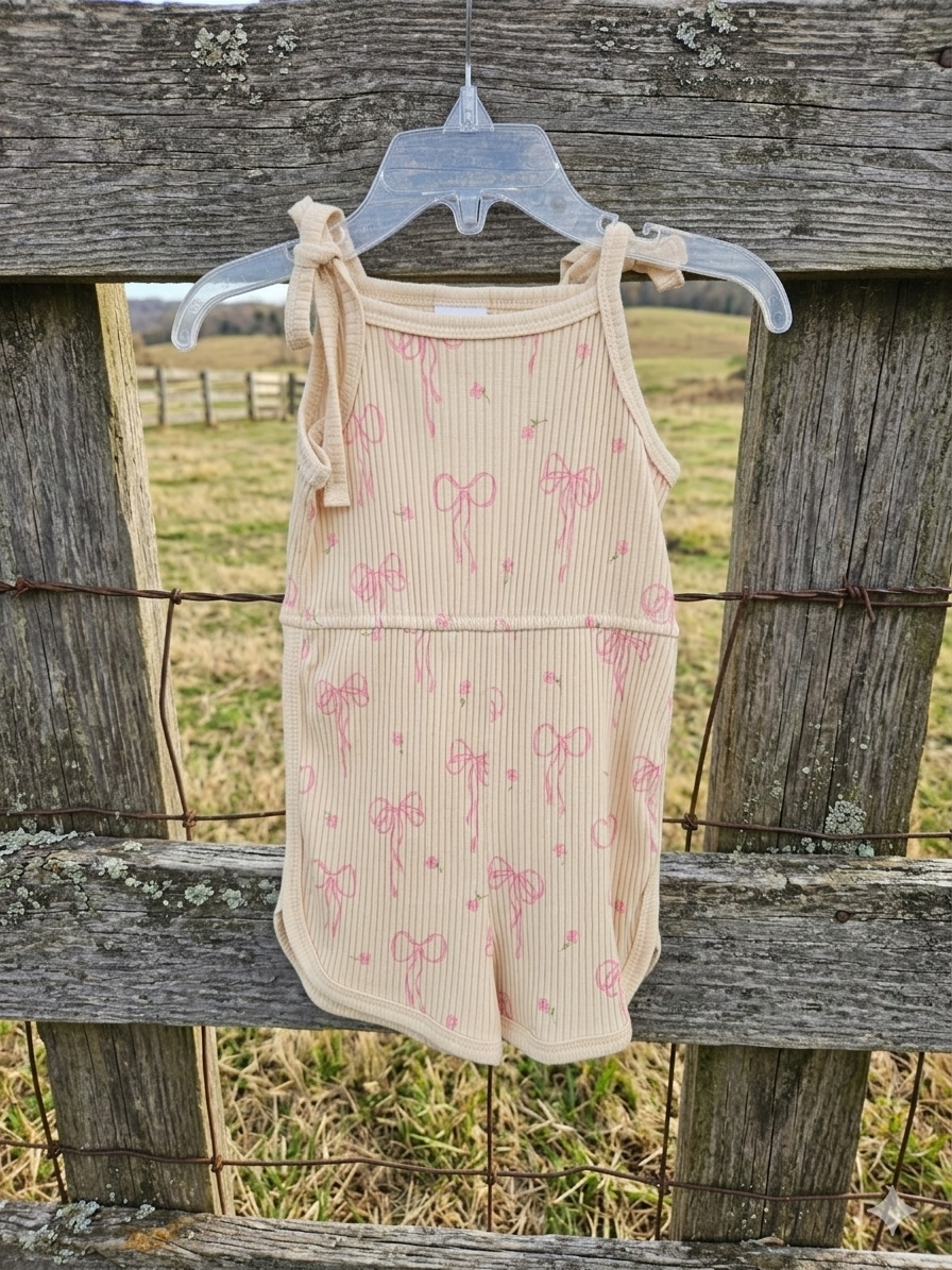 Bow Shortie Jumpsuit
