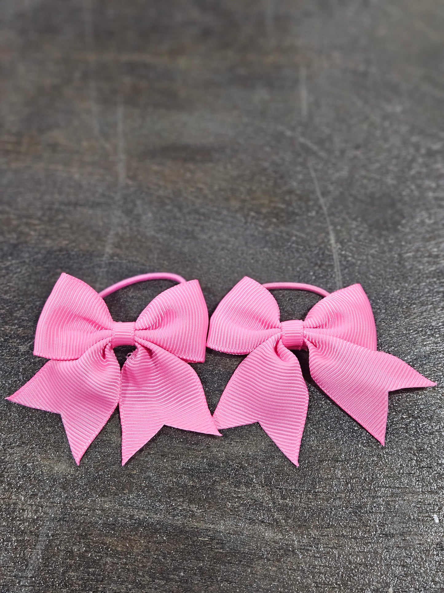 Mini Elastic Hair Bows