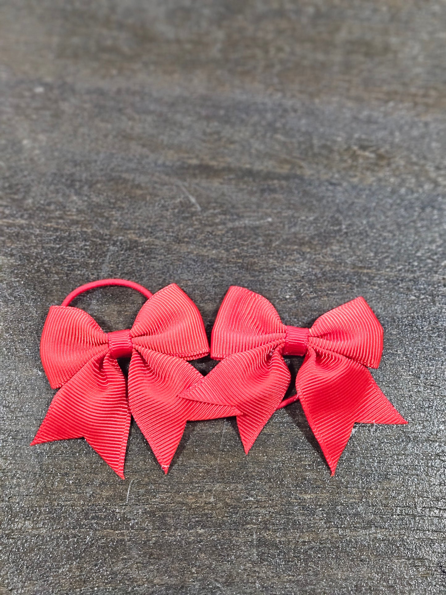 Mini Elastic Hair Bows