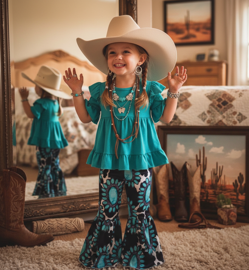 Tunic Bell Bottom Set