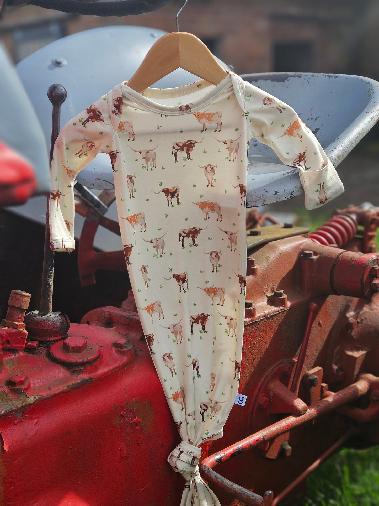 Longhorn Knotted Gown