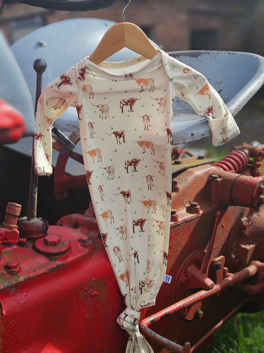 Longhorn Knotted Gown