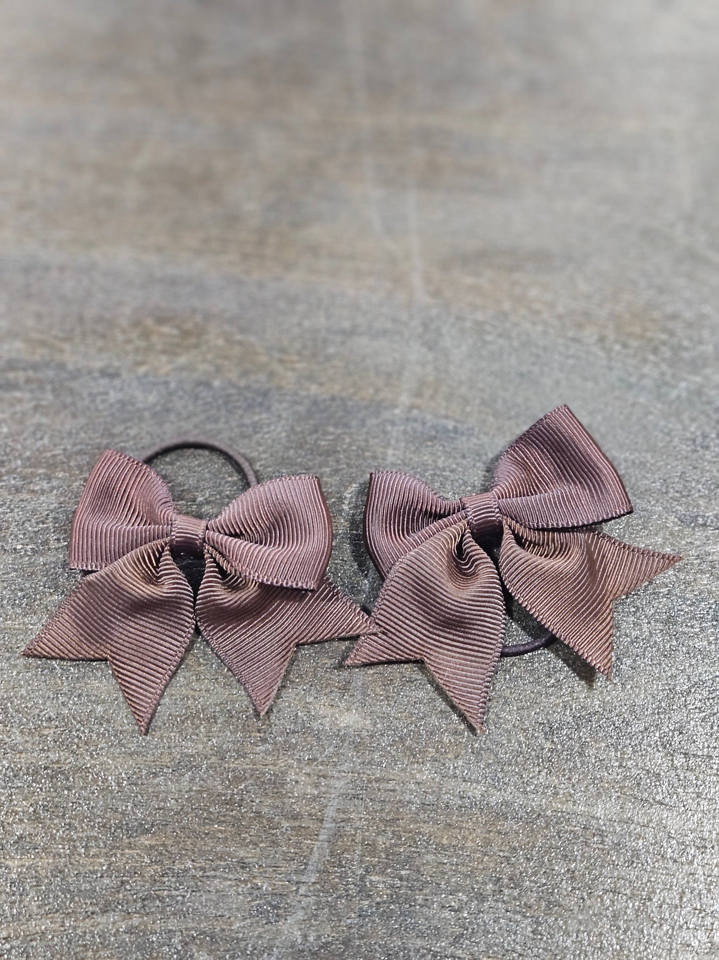 Mini Elastic Hair Bows