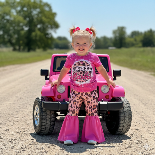 Western Barbie Bell Bottom Set