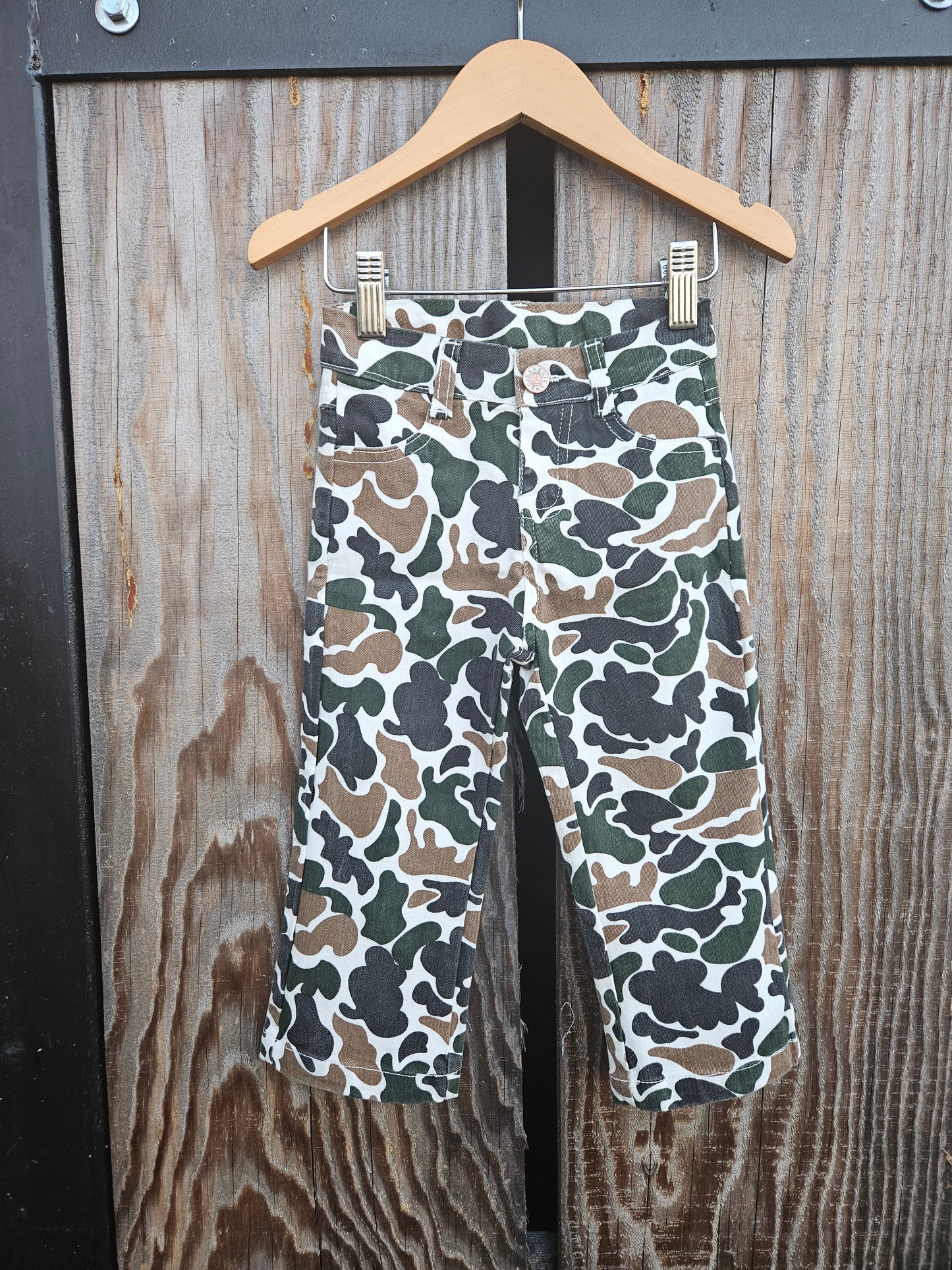 Boys Camo Denim Pant