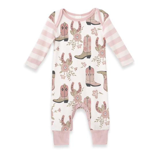 Cowgirl Boots Western Romper