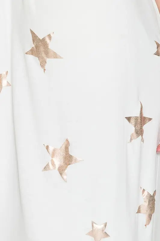 Star Hooded Maternity Sweater