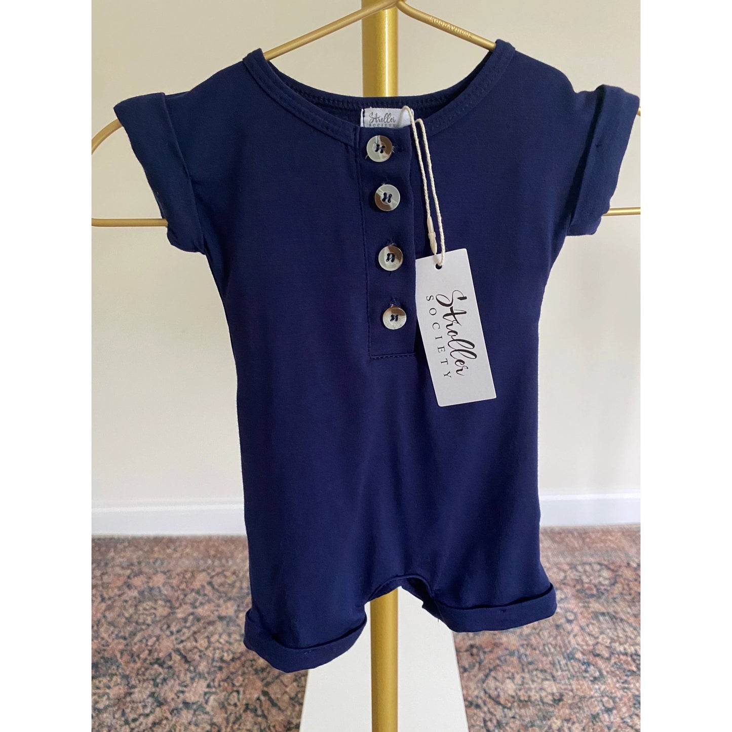 Stroller Society Newborn Shortie Romper