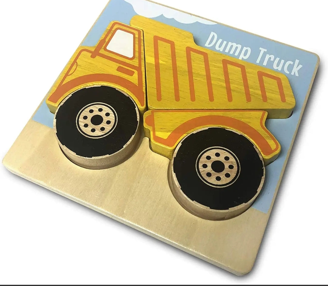 Wooden Vehicles Chunky Puzzles